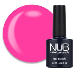 Гель-лак NUB 017 Falled Dream яркий розовый. 8 мл
