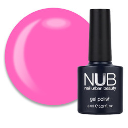 Гель-лак NUB 018 Girls Only светло-розовая фуксия. 8 мл