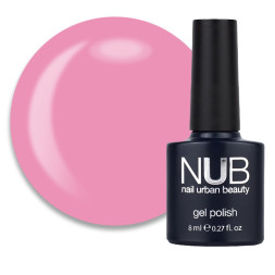 Гель-лак NUB 025 Pink Plaid сухая роза. 8 мл