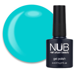Гель-лак NUB 033 Clean Green бирюзовый. 8 мл