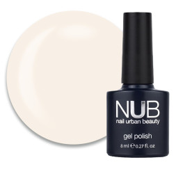 Гель-лак NUB 047 Milk Praline молочный. 8 мл