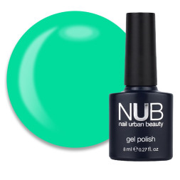 Гель-лак NUB 076 Garden Square салатово-зеленый. 8 мл