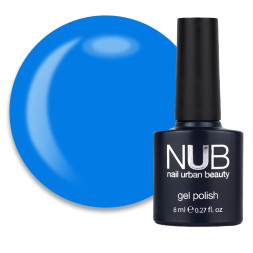 Гель-лак NUB 079 Water Polo небесно-синий крем. 8 мл