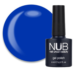 Гель-лак NUB 080 City Lights глубокий синий. 8 мл