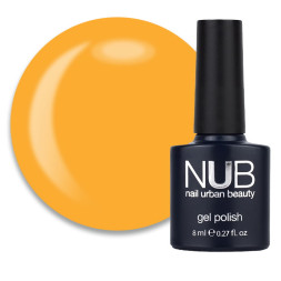 Гель-лак NUB 096 Sweet Tangerine мандариновый. 8 мл