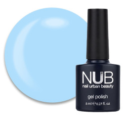 Гель-лак NUB 103 Surfs Up голубой. 8 мл