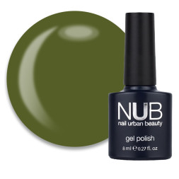 Гель-лак NUB 124 Nomonym темный оливковый. 8 мл