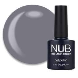 Гель-лак NUB 128 Cloudy Grey серый. 8 мл