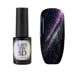 Гель-лак Naomi Cat Eyes 5D С93 полиск бірюзовий. синьо-блакитний. фіолетово-рожевий. 6 мл