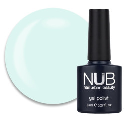 Гель-лак NUB 160 Tasty Mint нежный мятный. 8 мл