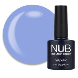 Гель-лак NUB 164 Charming Lagoon небесный голубой. 8 мл