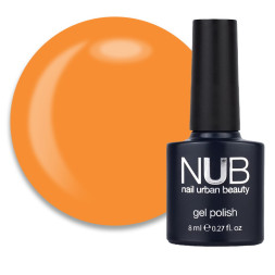 Гель-лак NUB 166 Feels Like a Sun оранжевый. 8 мл