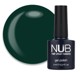 Гель-лак NUB 171 Wild Forest хвойно-зеленый. 8 мл
