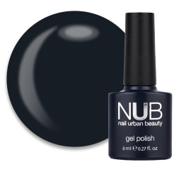 Гель-лак NUB 178 Plumbago серо-черный. 8 мл