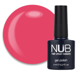 Гель-лак NUB 187 Tropical Flower ярко-розовый. 8 мл