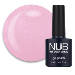 Гель-лак NUB 024 Ballerina світло-рожевий з шимером. 11.8 мл