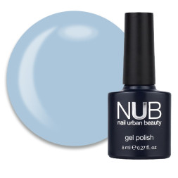 Гель-лак NUB 190 Californian Sky нежный голубой. 8 мл