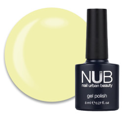 Гель-лак NUB 228 Pastel Sun светлый лаймово-ананасовый. 8 мл