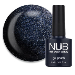 Гель-лак NUB Mystery 9D 02 Ocean магнітний синій океан з відблиском 8 мл