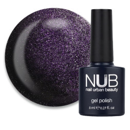 Гель-лак NUB Mystery 9D 03 Universe магнітний фіолетовий з відблиском 8 мл