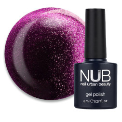 Гель-лак NUB Mystery 9D 04 Gem магнітний фіолетово-рожевий з відблиском 8 мл