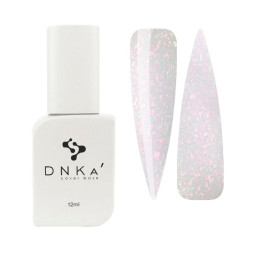 База камуфлююча DNKa Cover Base 0093 Firework холодний молочний з рожевою поталлю 12 мл