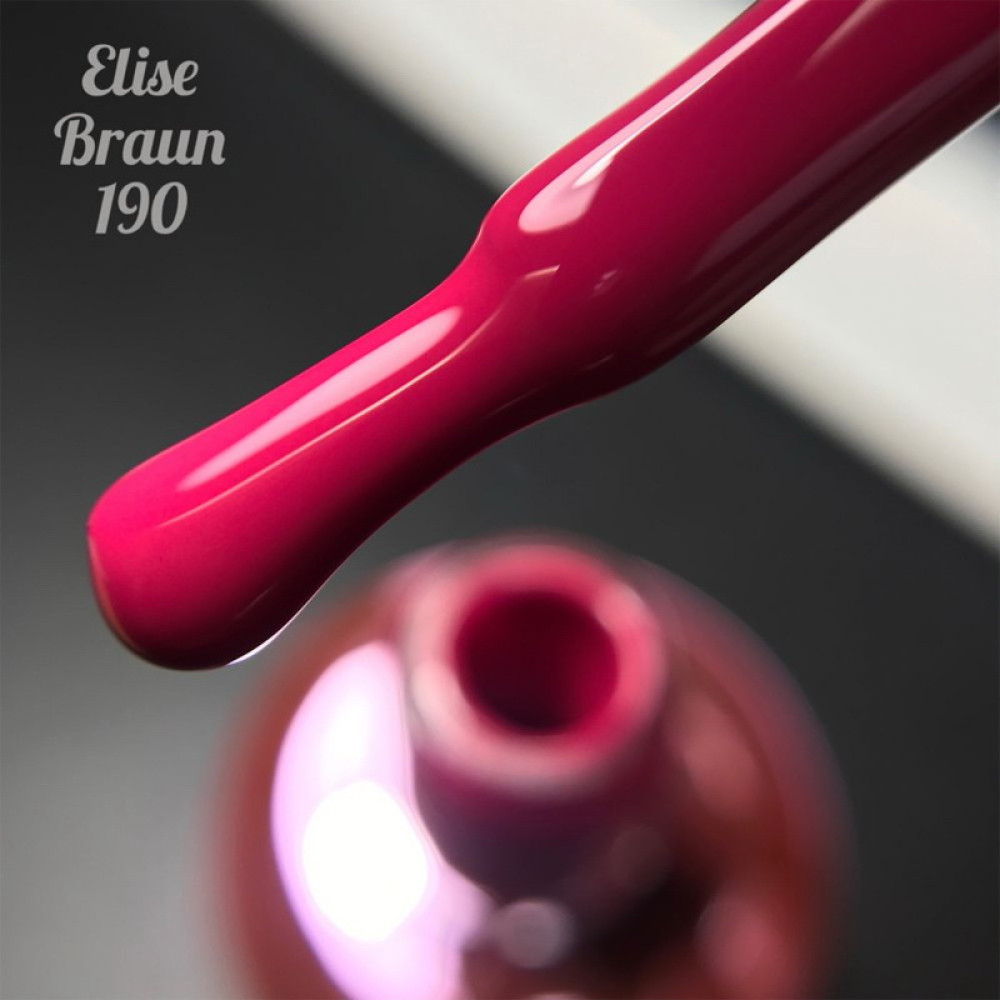 Гель-лак Elise Braun 190 малиново-рожевий 10 мл