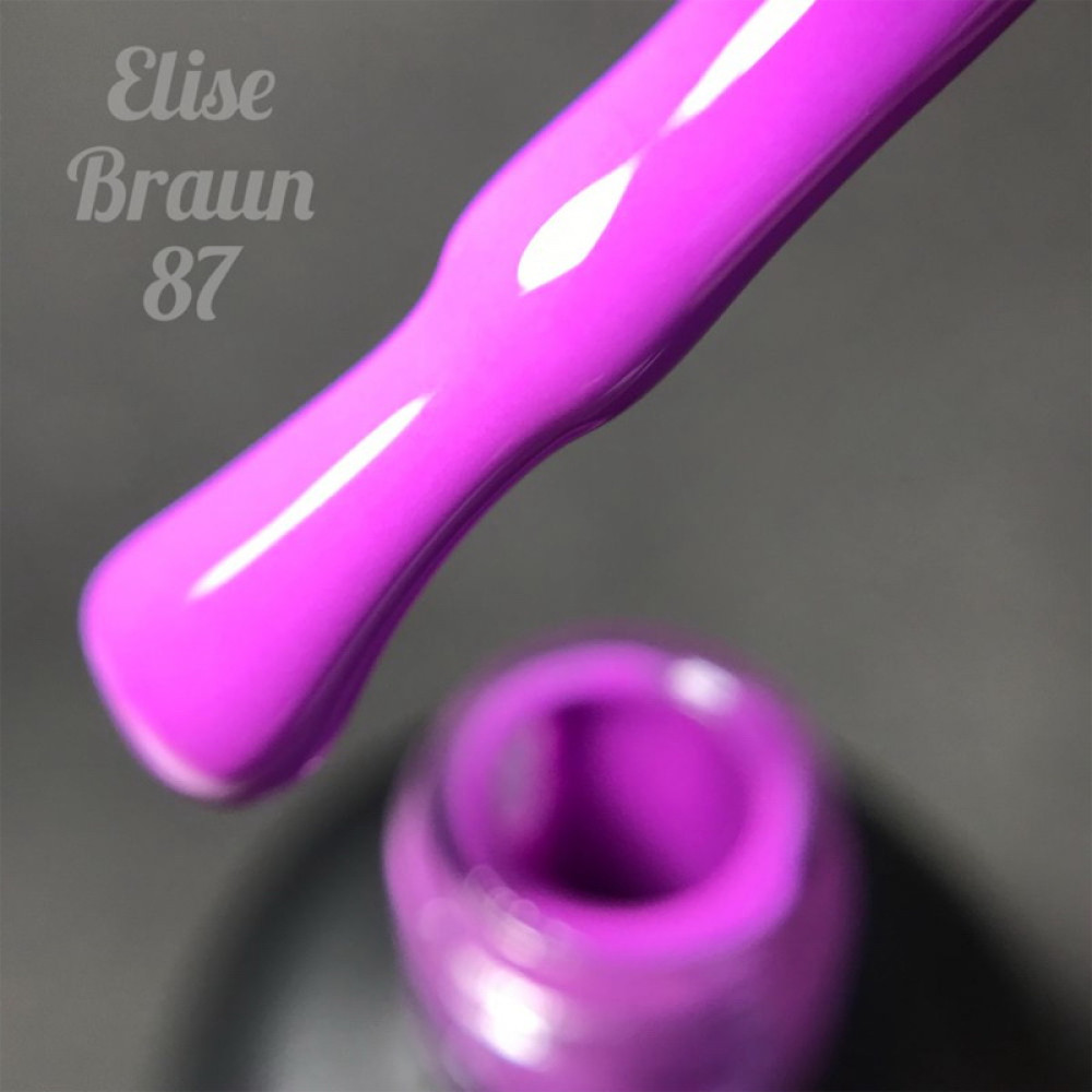 Гель-лак Elise Braun 087 фіолетова орхідея 10 мл