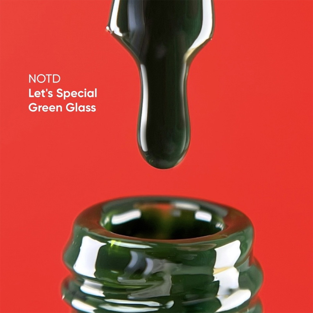 Гель-лак Nails Of The Day Lets Special Green Glass смарагдовий. 10 мл