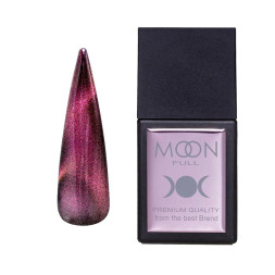 Гель-лак Moon Full Amazing 9D Cat Eye 001 малиново-рожевий 12 мл