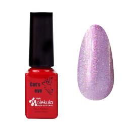 Гель-лак Nails Molekula Flash Dragon Eyes DE01 світловідбиваючий рожевий 6 мл
