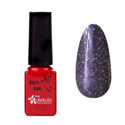 Гель-лак Nails Molekula Flash Dragon Eyes DE04 світловідбиваючий фіолетовий 6 мл