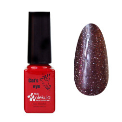 Гель-лак Nails Molekula Flash Dragon Eyes DE05 світловідбиваючий бордовий 6 мл