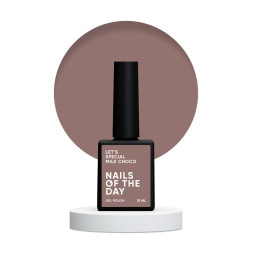 Гель-лак Nails Of The Day Lets Special Willy Wonka Milk Choco теплий шоколад 10 мл