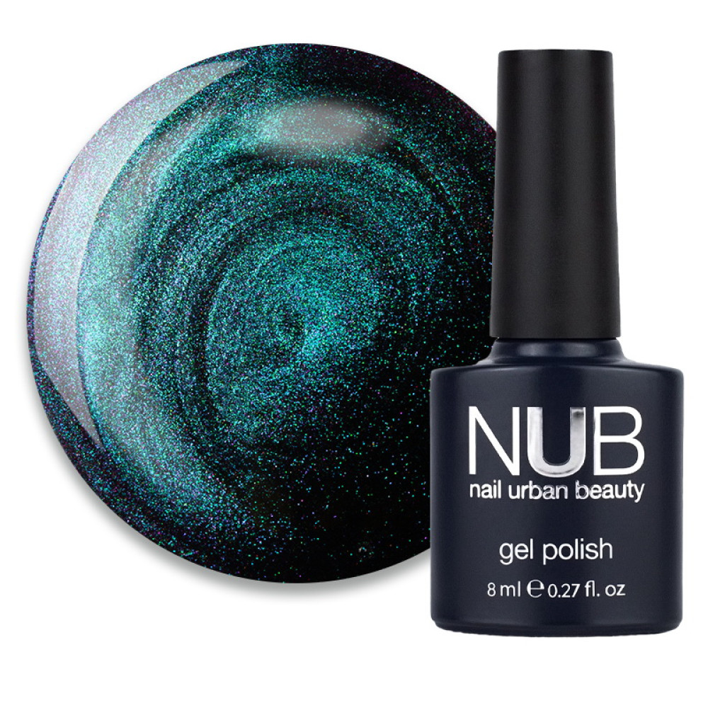 Гель-лак NUB Mystery 9D 10 Nebula магнитный морская волна 8 мл