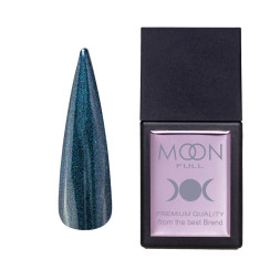 Топ для гель-лака без липкого слоя Moon Full Amazing Top Shimmer SH05 с зелено-голубым шиммером 12 мл
