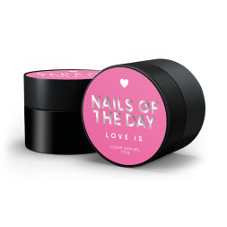 Гель-жуйка для обємних дизайнів Nails Of The Day Love Is Clear прозорий 15 мл