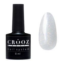 Топ для гель-лака без липкого слоя Crooz Top Milk Opal молочный с шиммером 8 мл