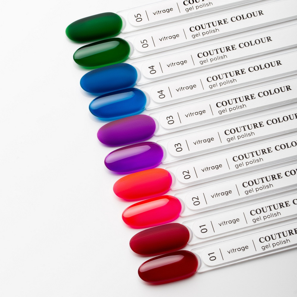Гель-лак Couture Colour Vitrage Gel VG 03 фиолетовый. 9 мл