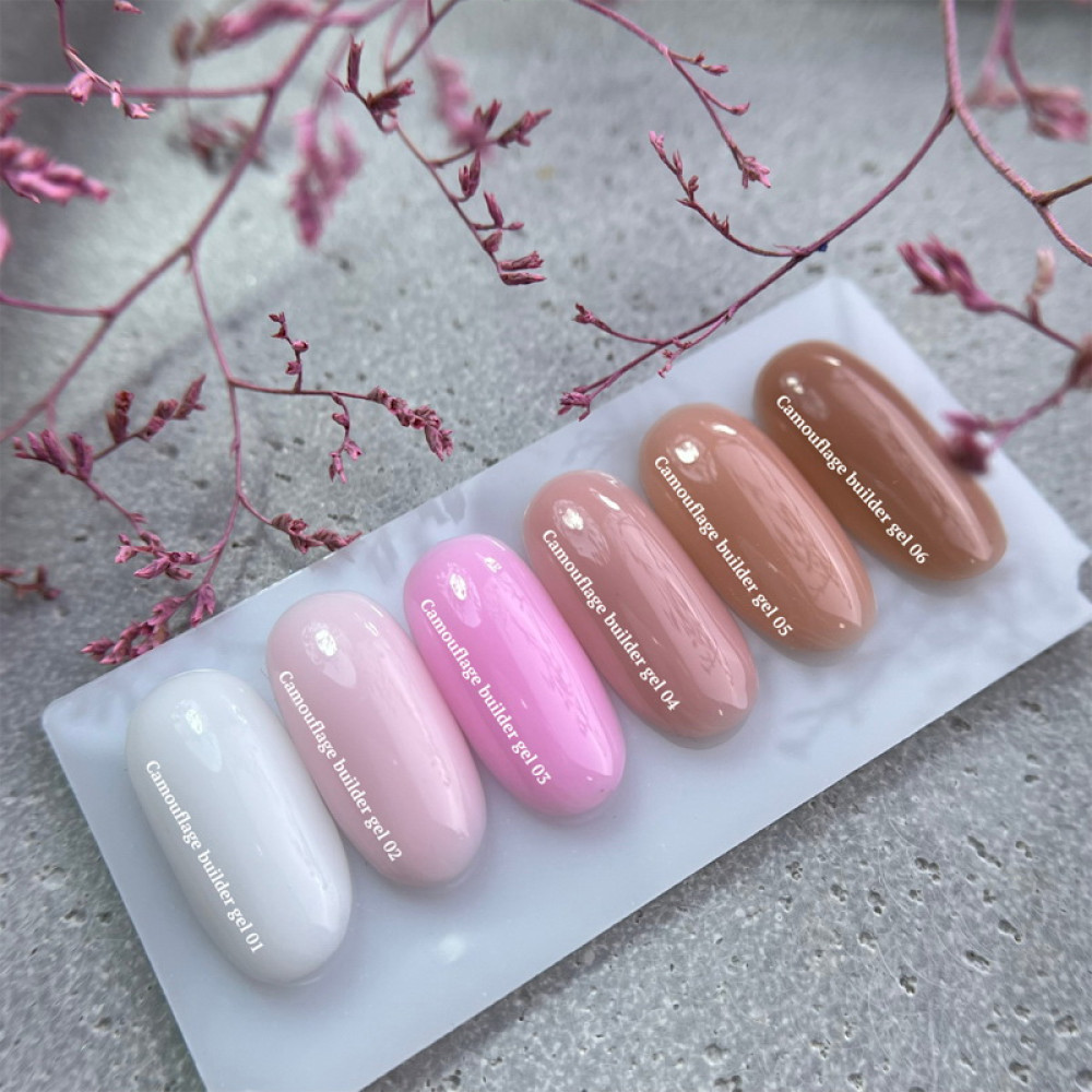 Гель строительный камуфлирующий Nails Of The Day Builder Gel Camouflage 06 коричневый 30 мл