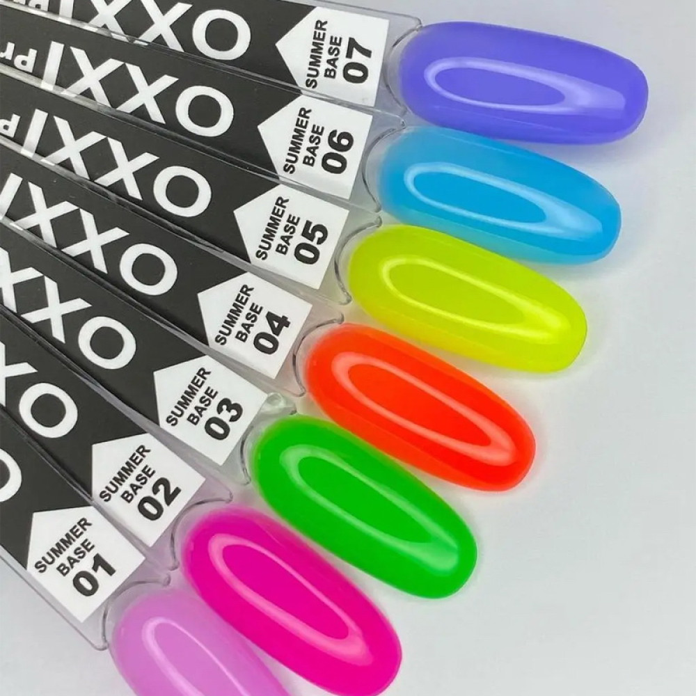 База цветная Oxxi Professional Summer Base 001 розовый. 10 мл