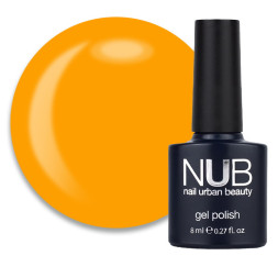 Гель-лак NUB 003 Hot Fruit апельсиновый. 8 мл
