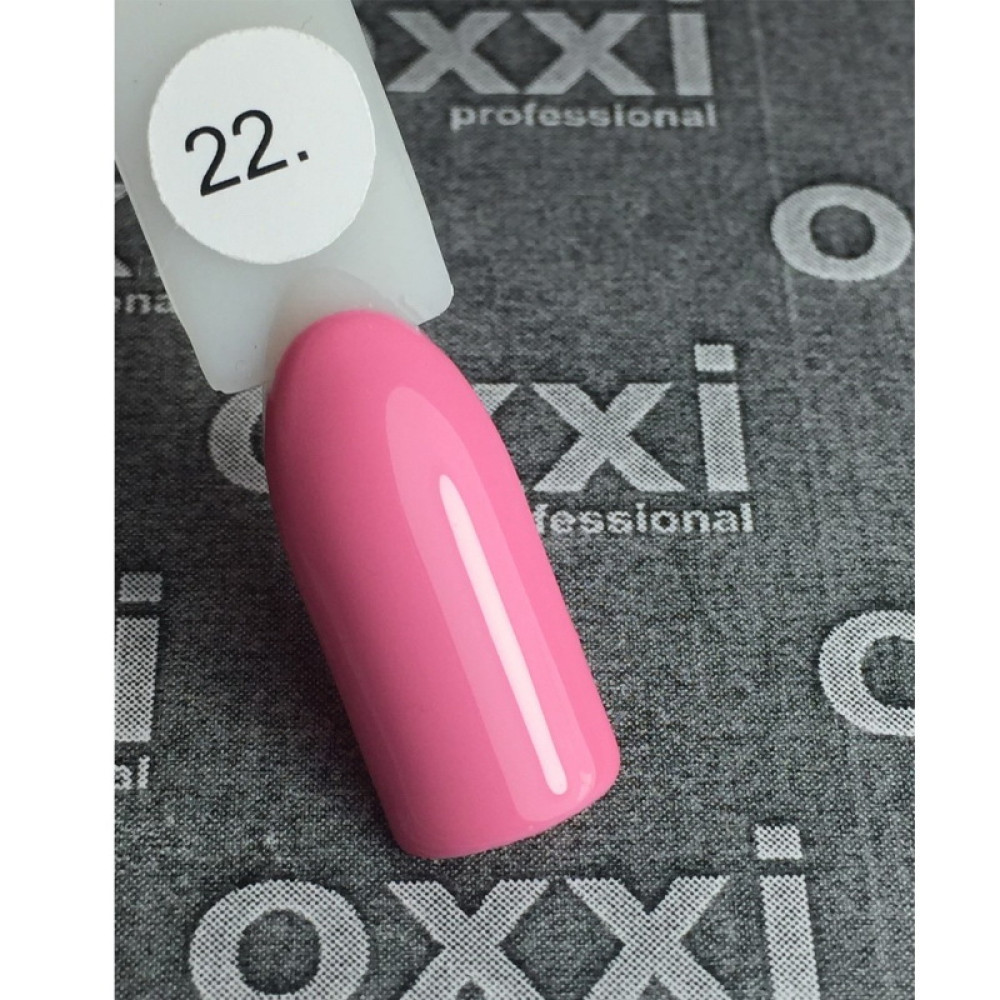 Гель-лак Oxxi Professional 022 блідий рожевий. 10 мл