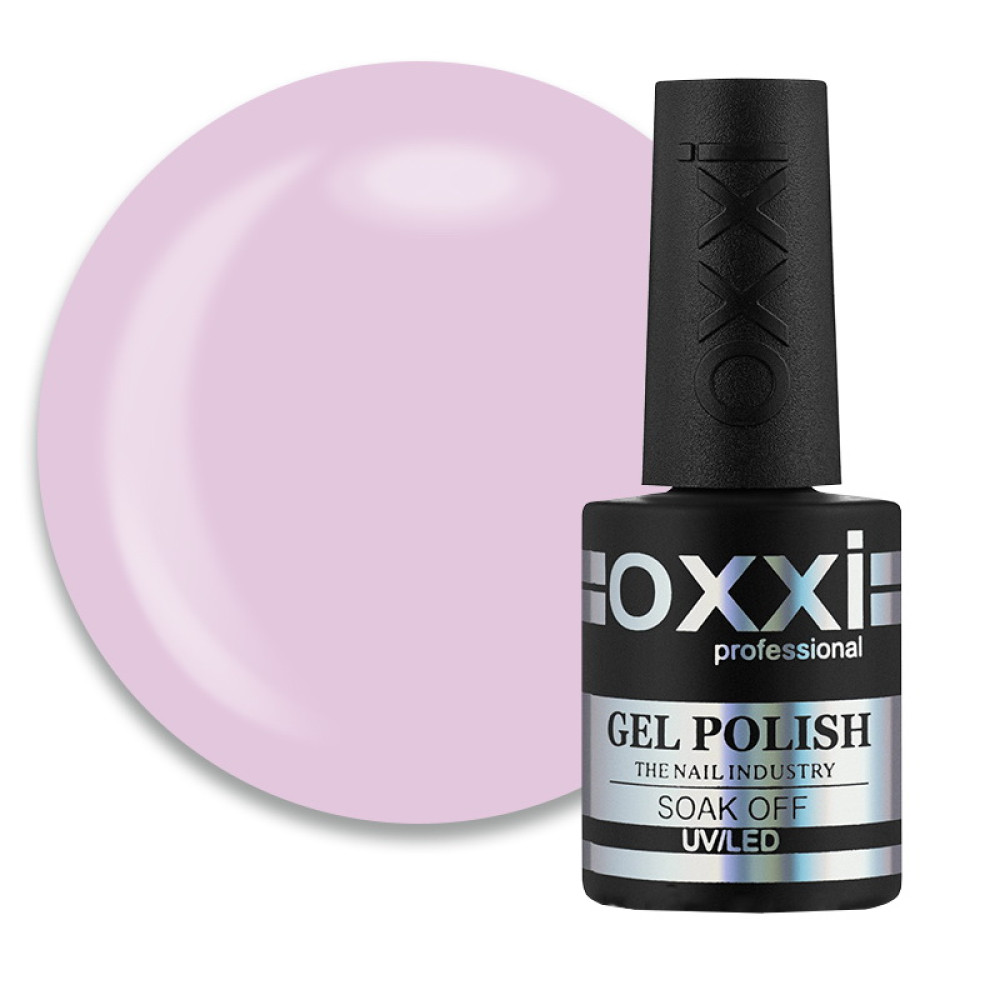 Гель-лак Oxxi Professional 028 светлый сиренево-розовый. 10 мл