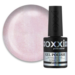 Гель-лак Oxxi Professional 032 ніжний рожевий з мікроблиском. 10 мл