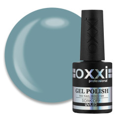Гель-лак Oxxi Professional 039 приглушений сіро-блакитний. 10 мл