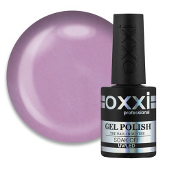 Гель-лак Oxxi Professional 041 світлий ліловий з ледь помітним мікроблиском. 10 мл