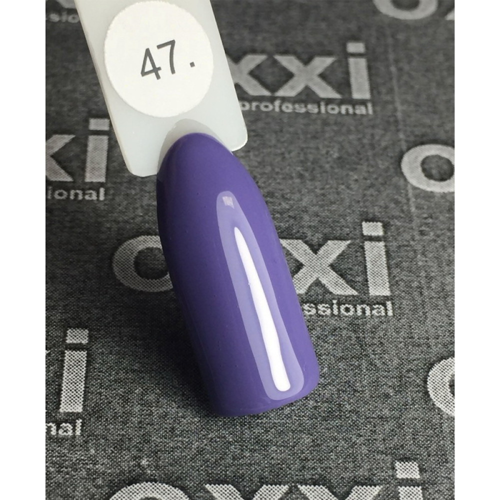Гель-лак Oxxi Professional 047 голубо-фиолетовый. 10 мл