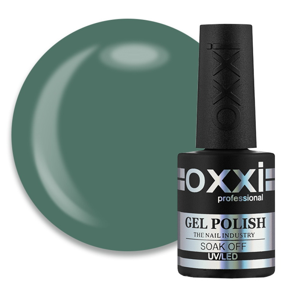 Гель-лак Oxxi Professional 274. цвет серый хаки. 10 мл