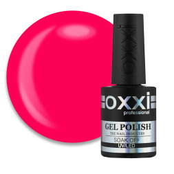 Гель-лак Oxxi Professional 290 неоново-рожевий. 10 мл
